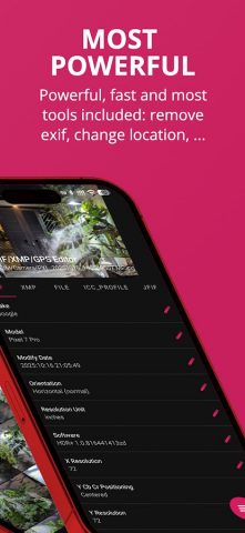 ExifTool for photo and video для Android — скриншот 2