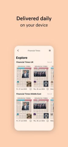 FT Digital Edition для Android — скриншот 2