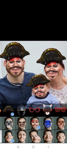 FaceWarpCamera для Android — скриншот 3