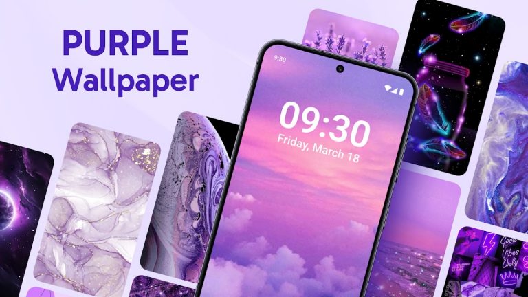 Фиолетовые Обои для Android — скриншот 1