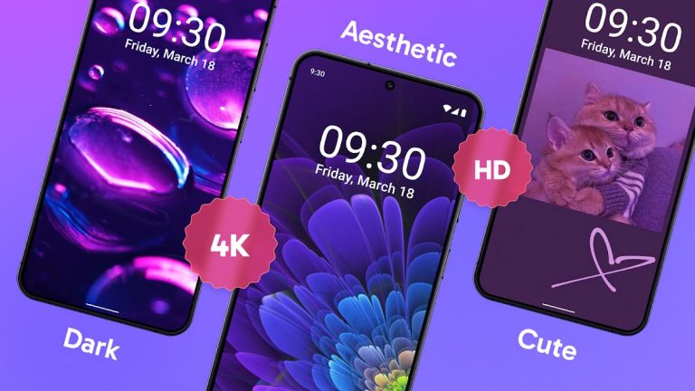 Фиолетовые Обои для Android — скриншот 2