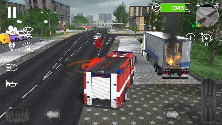 Fire Engine Simulator для Android — скриншот 4