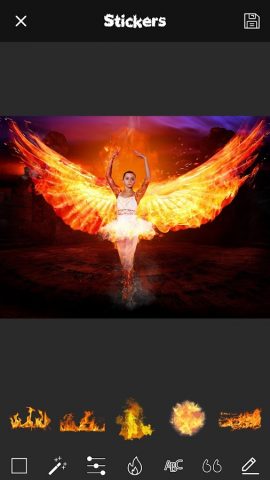 Fire Photo Effects для Android — скриншот 2