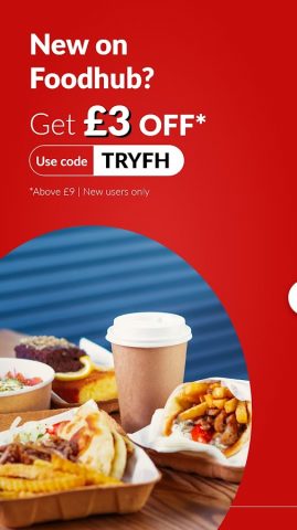 Foodhub — Online Takeaways для Android — скриншот 1