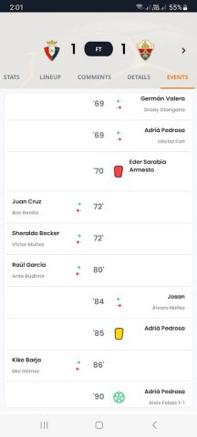Football 90 | Scores & News для Android — скриншот 3