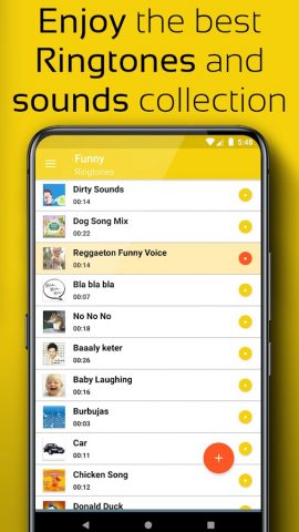 Funny Ringtones для Android — скриншот 2