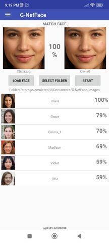 G-NetFace для Android — скриншот 3