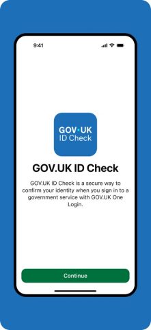 GOV.UK ID Check для iOS — скриншот 1