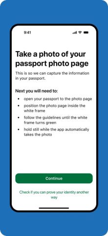GOV.UK ID Check для iOS — скриншот 2