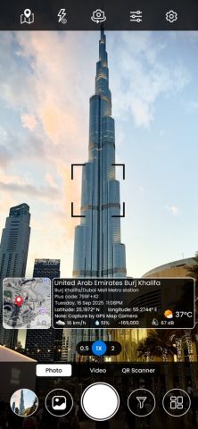 GPS Map Camera : Geotag Photos для iOS — скриншот 1