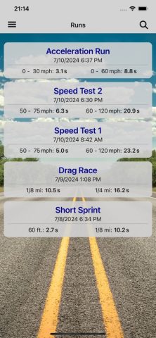 GPS Race Timer для iOS — скриншот 4
