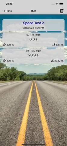 GPS Race Timer для iOS — скриншот 5