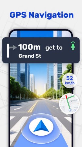 GPS карты, навигатор + спутник для Android — скриншот 1