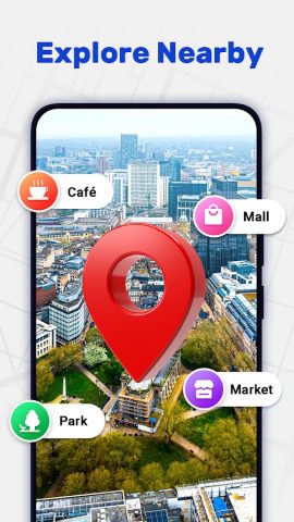 GPS карты, навигатор + спутник для Android — скриншот 5