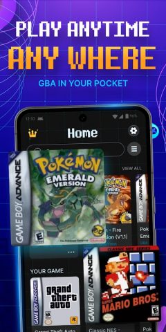 Game Emulator — GBA Retro для Android — скриншот 3