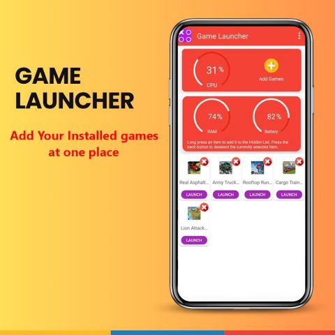 Game Launcher : App Launcher для Android — скриншот 2