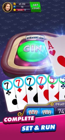 Gin Rummy Plus — Fun Card Game для iOS — скриншот 5