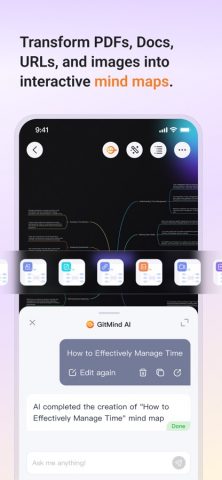 GitMind: AI Mind Map & Notes для iOS — скриншот 1