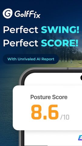 GolfFix AI Golf Swing Analyzer для Android — скриншот 1