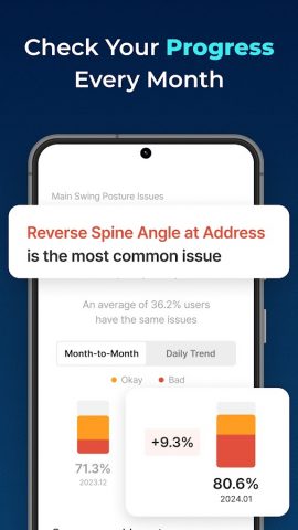 GolfFix AI Golf Swing Analyzer для Android — скриншот 5
