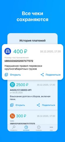 ГосОплата — ГИБДД, ФССП, ФНС для iOS — скриншот 4