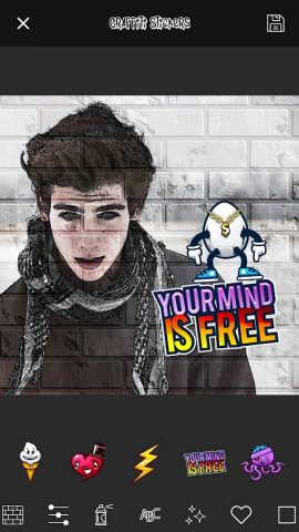 Graffiti Photo Editor для Android — скриншот 1