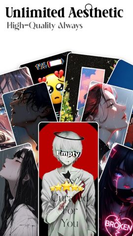 Грустные аниме-обои для Android — скриншот 2