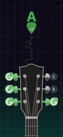 Guitar Tuner — 6 strings для iOS — скриншот 1