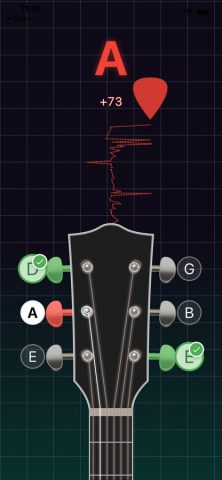Guitar Tuner — 6 strings для iOS — скриншот 5