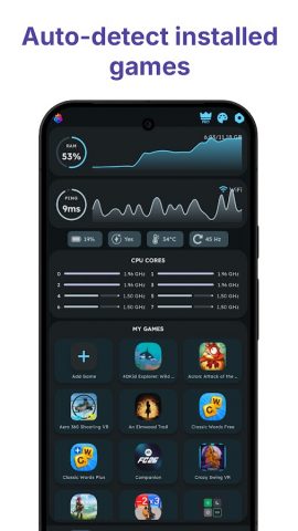 Gyroscope Fix — Game Launcher для Android — скриншот 3