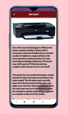 HP LaserJet P1102W WiFi Guide для Android — скриншот 1