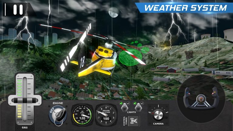 Helicopter Flight Pilot для Android — скриншот 1