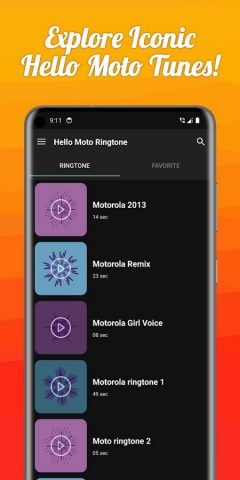Hello Moto Ringtone для Android — скриншот 2