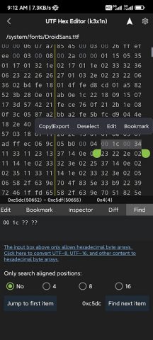 Hex Editor, Binary Viewer для Android — скриншот 4