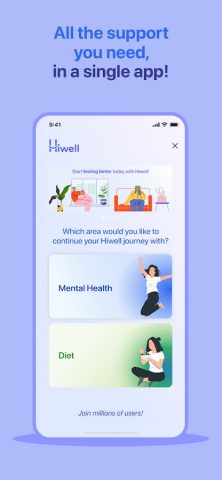 Hiwell Therapy & Mental Health для Android — скриншот 3