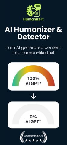 Humanizer AI Detector & Writer для iOS — скриншот 1