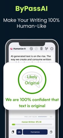 Humanizer AI Detector & Writer для iOS — скриншот 4
