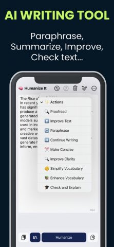 Humanizer AI Detector & Writer для iOS — скриншот 5