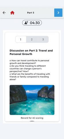 IELTS Sample Tests with AI для iOS — скриншот 3