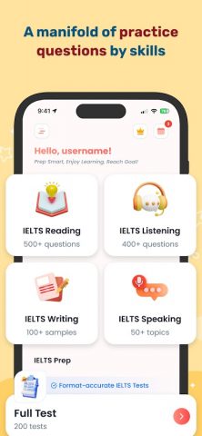 IELTS® Test Pro для Android — скриншот 1