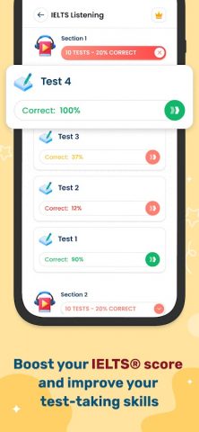 IELTS® Test Pro для Android — скриншот 2
