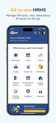 INFOTECH HRMS для iOS — скриншот 3