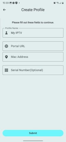IPTV Stalker Player для Android — скриншот 2