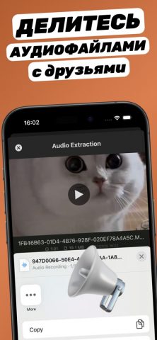 Извлечь аудио из видео⁺ для iOS — скриншот 4