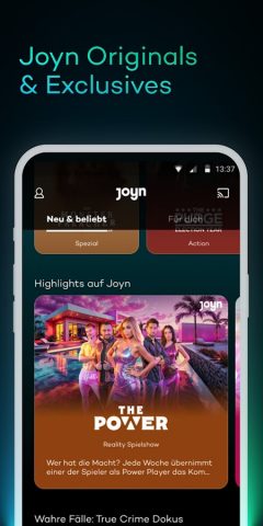 Joyn | deine Streaming App для Android — скриншот 4