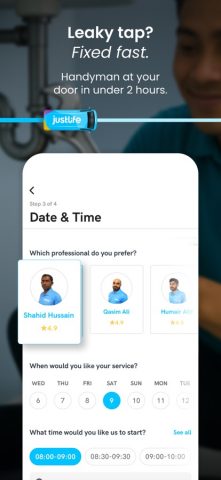 Justlife (Home Services) для iOS — скриншот 3