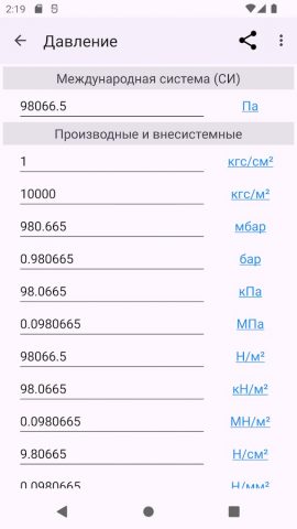 КИП и А для Android — скриншот 3