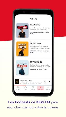 KISS FM для Android — скриншот 4