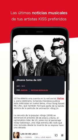 KISS FM для Android — скриншот 5