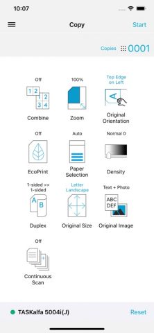 KYOCERA MyPanel для iOS — скриншот 2